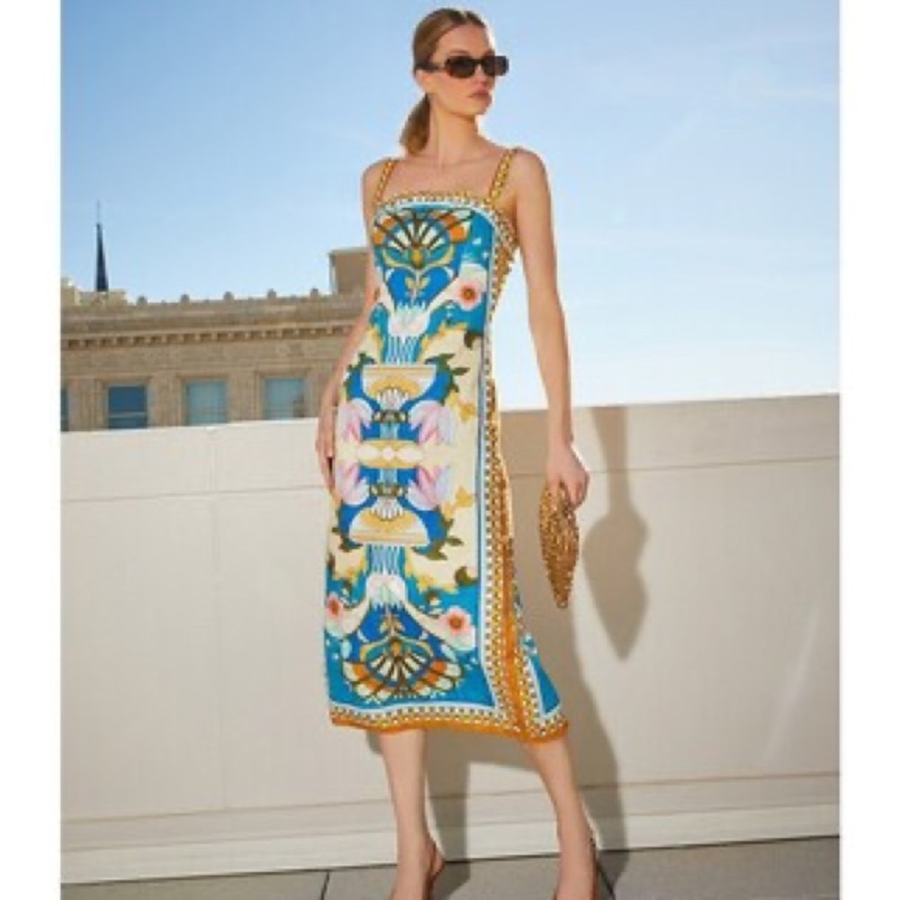 Antonio Melani Amalfi linen dress size 6